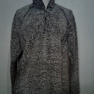 Cozy Sherpa quarter zip pull over